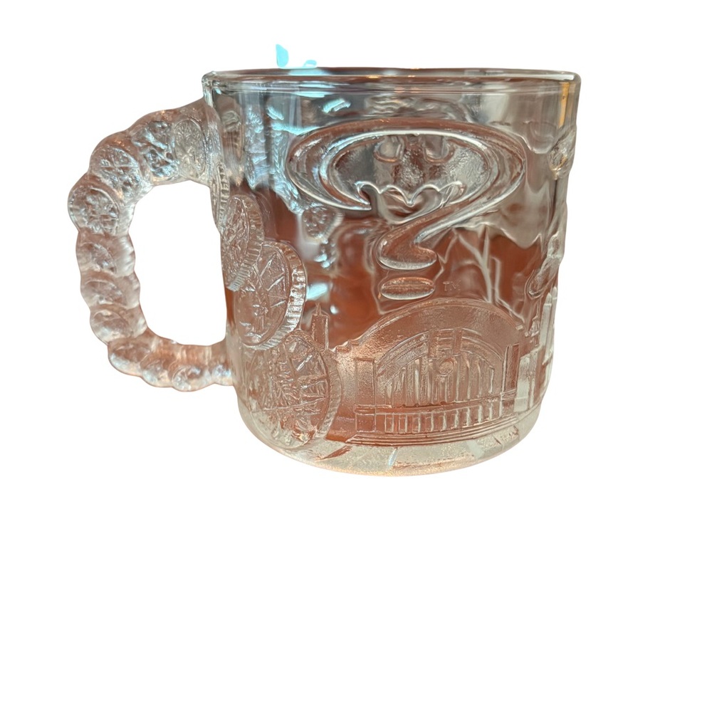 Vintage: McDonalds x Batman Forever • Two-Face Glass‎ Mug